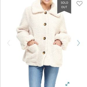 Gal Meets Glam Willa Teddy Bear Coat